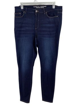 🦋 Love & Legend Indigo Skinny Stretch Jeans, Size 20